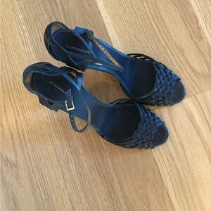 BCBG maxmara black heels size ten